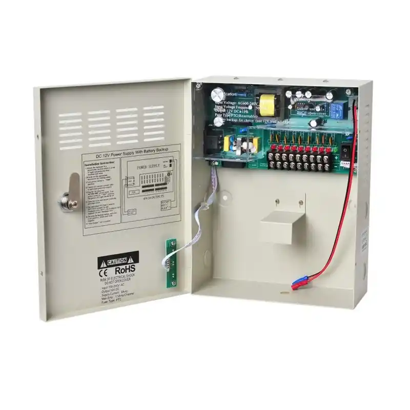 Sursa alimentare 12V / 5A cu 9 iesiri cu back-up Livrare gratuită