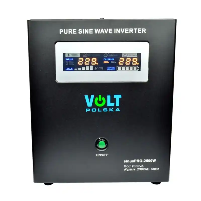UPS centrale termice VOLT sinus PRO-2000W 2000VA 1400W Tensiune baterie 24V (2 x 12V) Bestseller