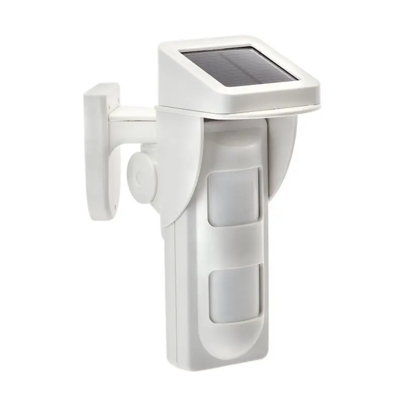 Senzor wireless solar exterior de miscare infrarosu dual PGST PA-89R Cel mai vândut