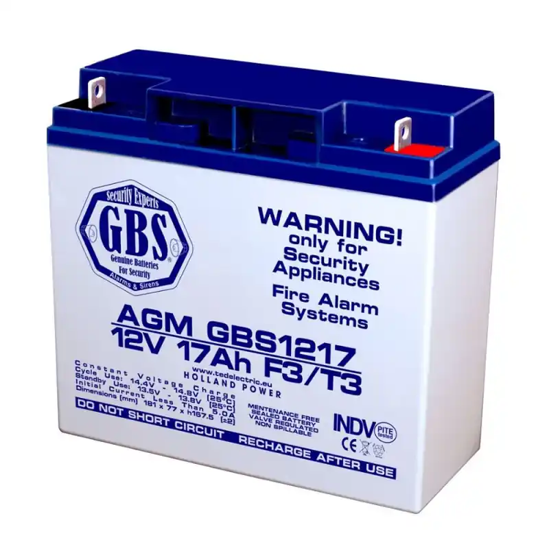 Transport gratuit Acumulator AGM GBS1217T3 12V 17Ah