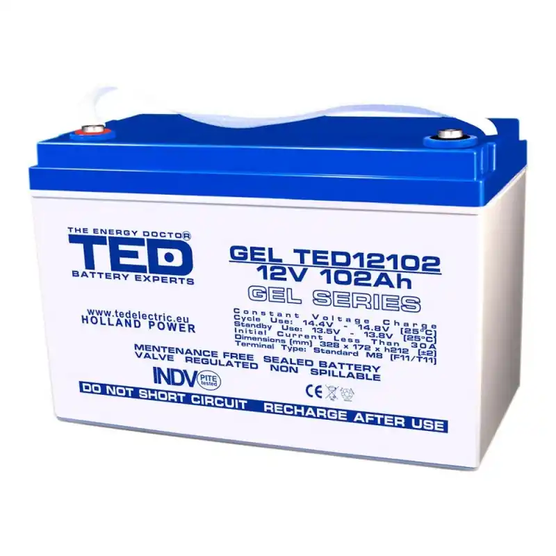 Ofertă specială BATERIE GEL TED12102M8 12V 102Ah