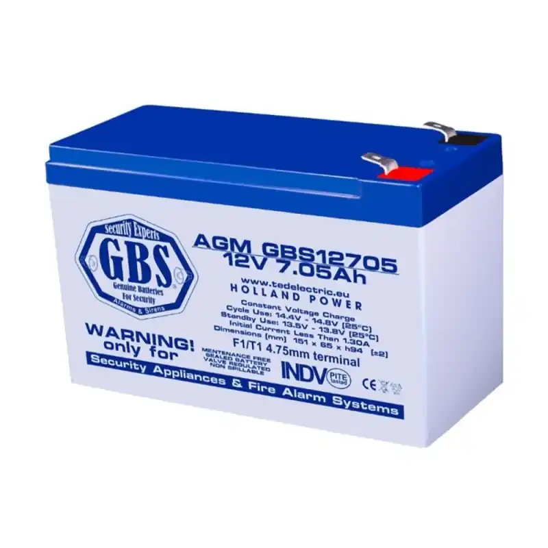 ACUMULATOR AGM VRLA 12V 7.05AH BA088472 TED ELECTRIC Transport gratuit