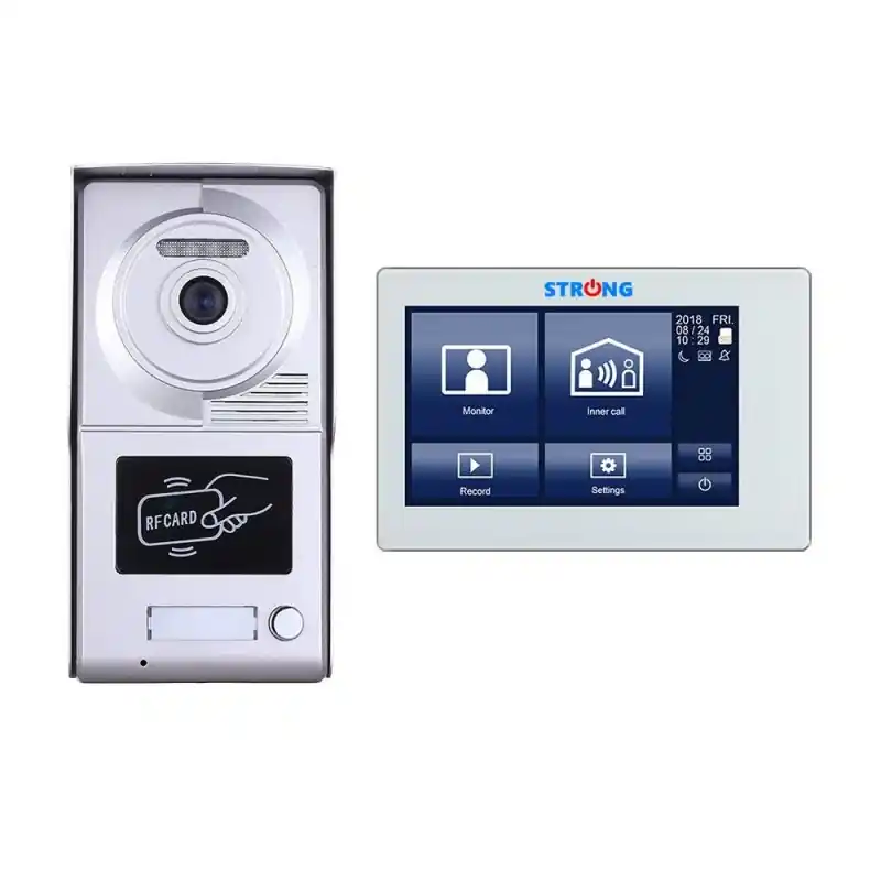 Nu rata VIDEOINTERFON IP CU CITITOR DE CARD 7" STRONG-1
