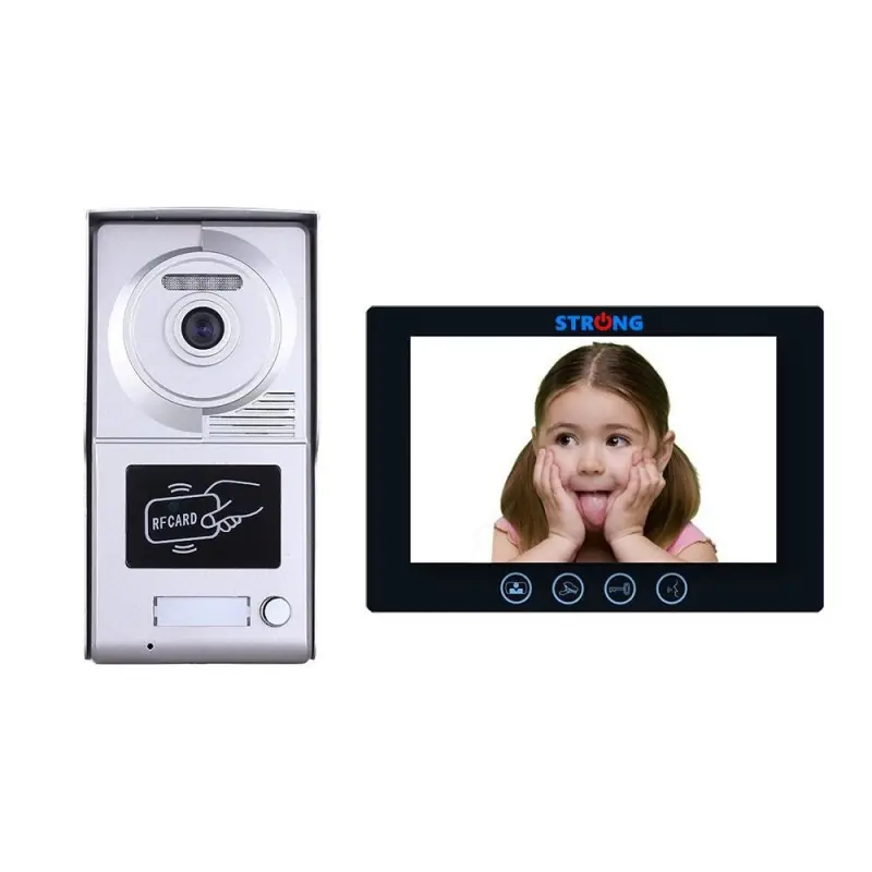 VIDEOINTERFON IP CU CITITOR DE CARD 10" STRONG-5 Livrare expres
