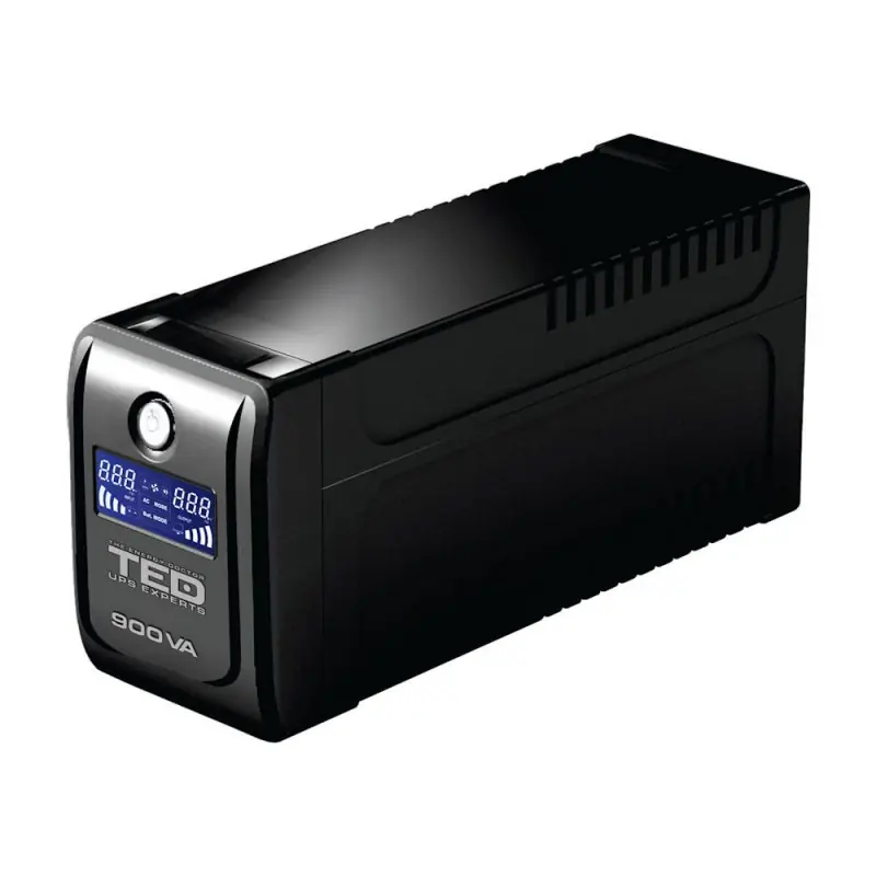 Promoție UPS 900VA 500W LCD TED LINE INTERACTIVE CU STABILIZATOR 2 IESIRI SCHUKO