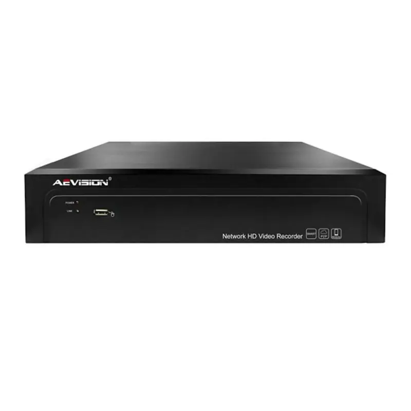 Reducere de preț NVR 8 canale 5MP 4K POE Aevision AS-NVR8000-B02S008P-C2