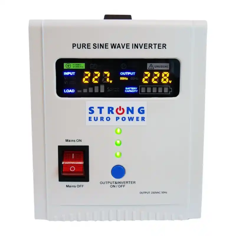 UPS centrala termica Strong Euro Power PRO-800E 800VA 500W 12V Plată securizată