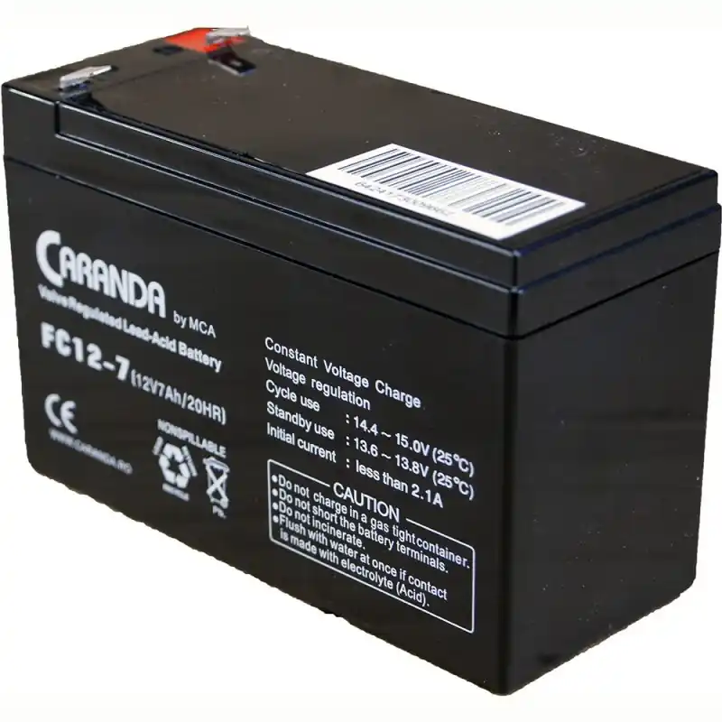 Acumulator VRLA Caranda 12V 7A Retur gratuit