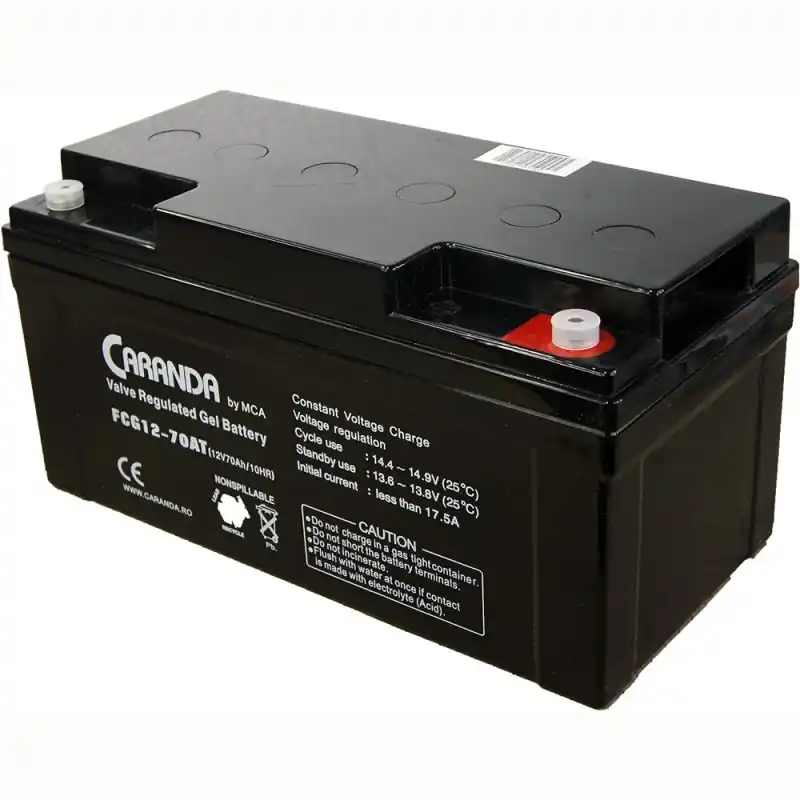 Livrare rapidă Acumulator Gel VRLA Caranda 12V 70A