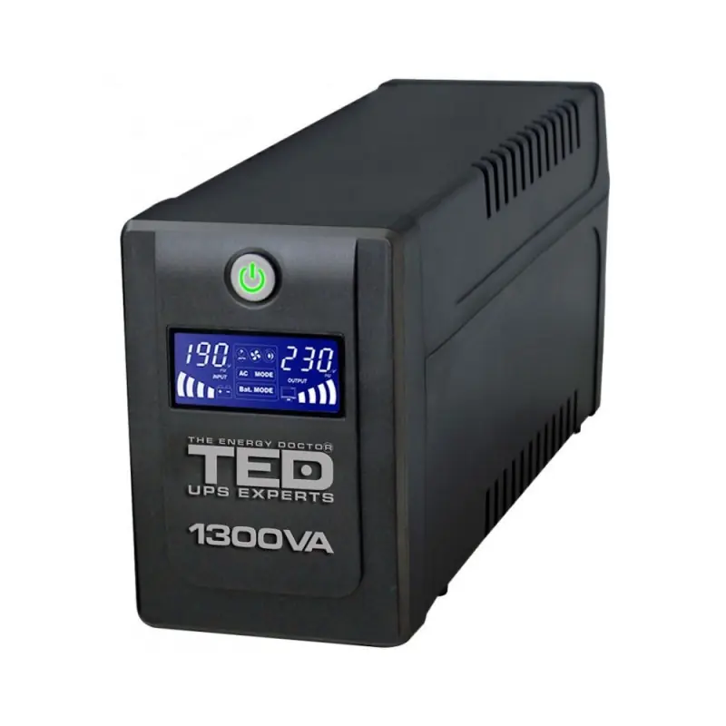 UPS 1300VA LINE INTERACTIVE CU STABILIZATOR 4 IESIRI SCHUKO Reducere specială