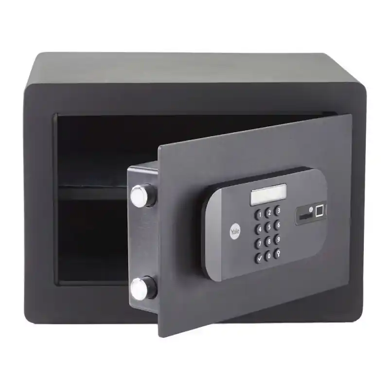 Seif compact de inalta siguranta Yale, 250x350x300 mm, YSEB/250/EB1 Caracteristici: Ușa tăiată cu laser-întărită cu placă armată Ofertă limitată