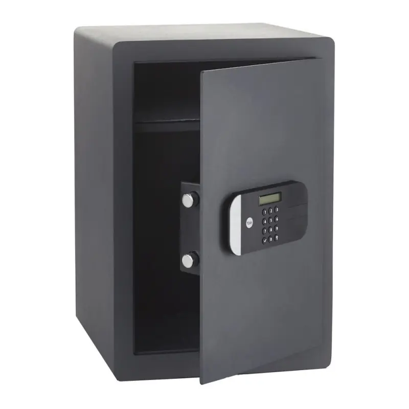 Livrare rapidă Seif de maxima securitate Yale, 520x350x360 mm YSEM/520/EG1 Caracteristici: Ușa tăiată cu laser-întărită cu placă armată anti- f