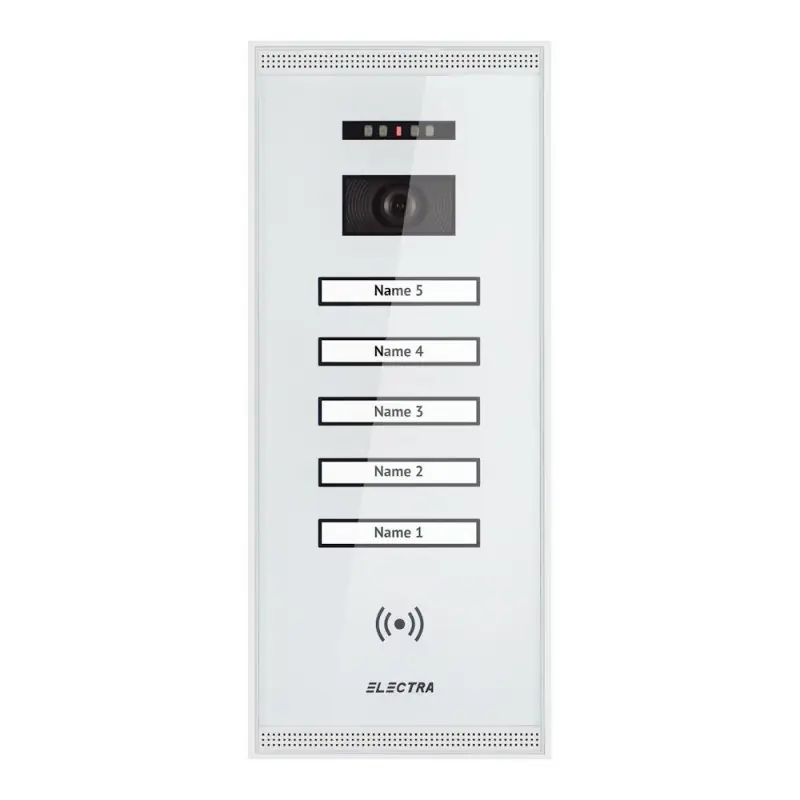 Panou video exterior Electra Smart 5 familii montaj aparent - alb Livrare expres