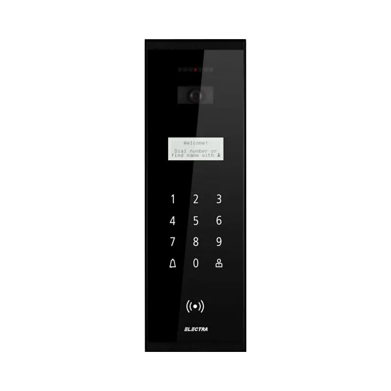 Chilipir PANOU EXTERIOR VIDEO smart Electra - negru