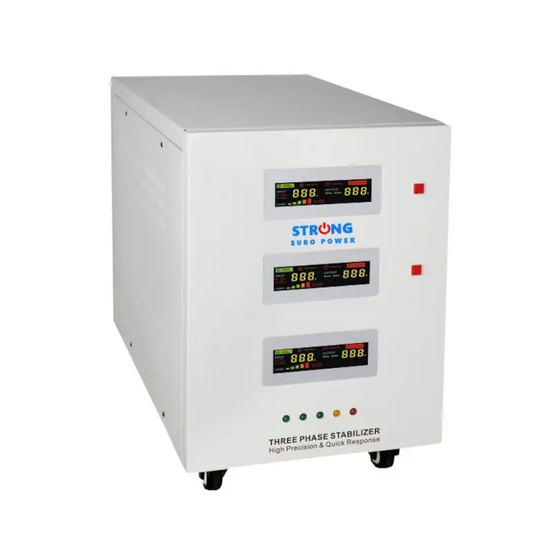 Reducere specială Stabilizator tensiune cu servomotor Strong 30KVA 173V-450V trifazic