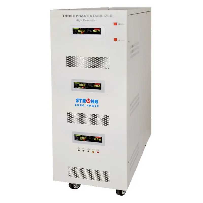 Stabilizator tensiune cu servomotor Strong 100KVA 182V-520V trifazic Livrare gratuită