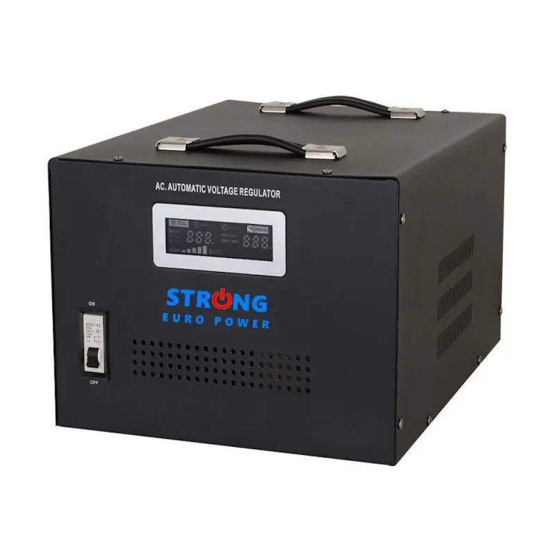 Stabilizator tensiune cu servomotor Strong 8000VA 130V-260V monofazic Bestseller
