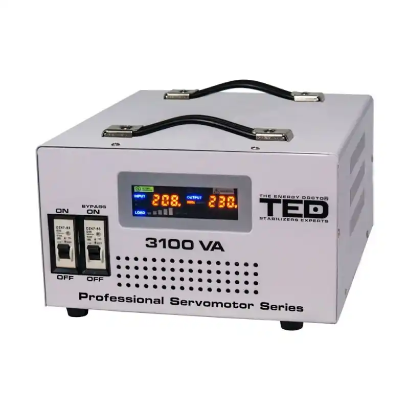 Reduceri Stabilizator retea cu servomotor TED 3100VA 1800W