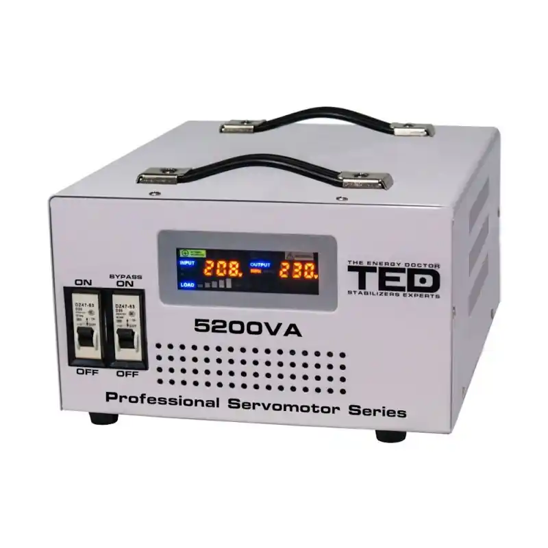Stabilizator retea cu servomotor TED 5200VA 3000W Premium
