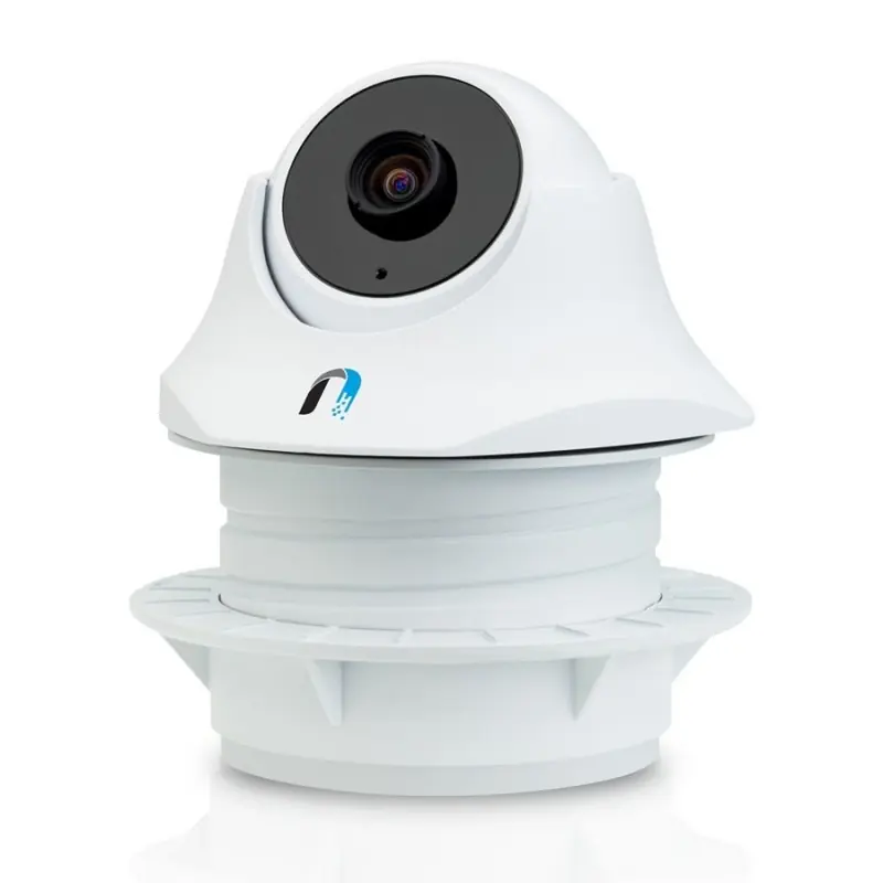 Ofertă de sezon Ubiquiti UVC-Dome (IniFi Video Camera) INDOOR (720p HD, 30 FPS, night vision, POE (adapter included), buit-in microphone, Wall,