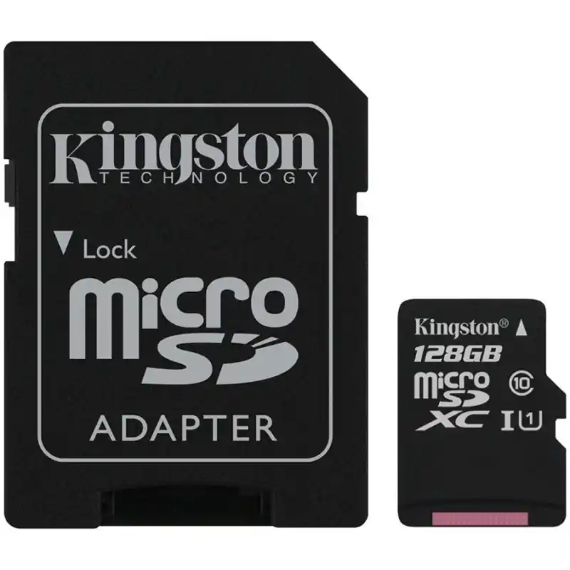 Cumpără acum Kingston 128GB micSDXC Canvas Select Plus 100R A1 C10 Card + ADP EAN: 740617298703