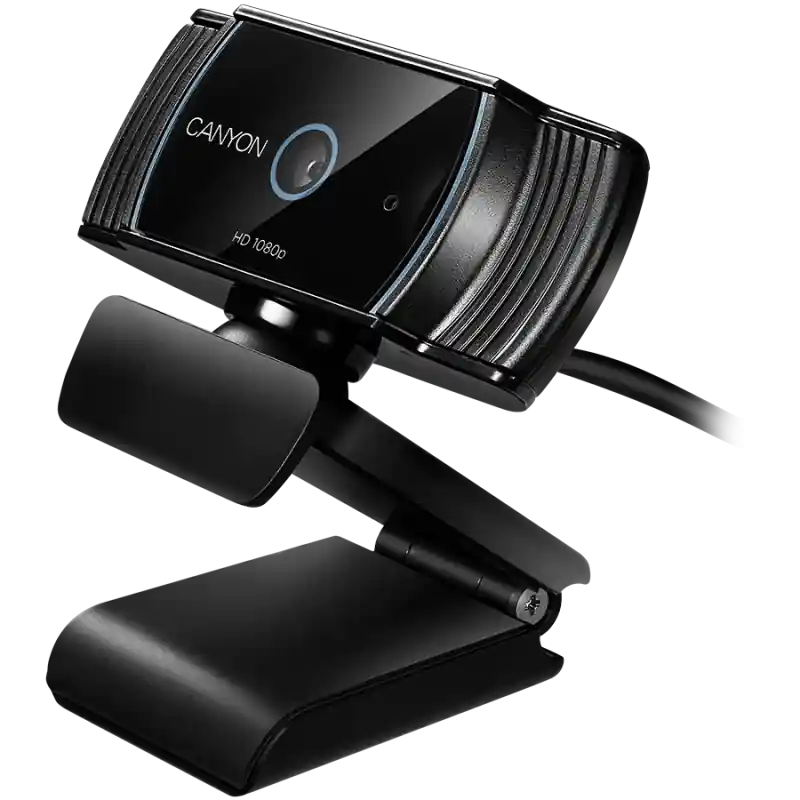 CANYON 1080P full HD 2.0Mega auto focus webcam with USB2.0 connector, 360 degree rotary view scope, built in MIC, IC Sunplus2281 Preț mic