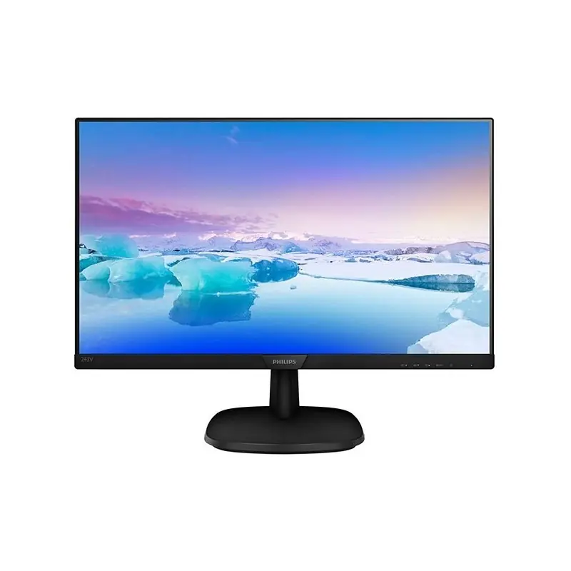 Reducere Monitor LED Philips 243V7QDSB/00, V-line, 23.8'' 1920x1080@60Hz, 16:9, IPS, 5ms, 250nits, Black, 3 Years, VESA100x100/VGA/DVI/HD
