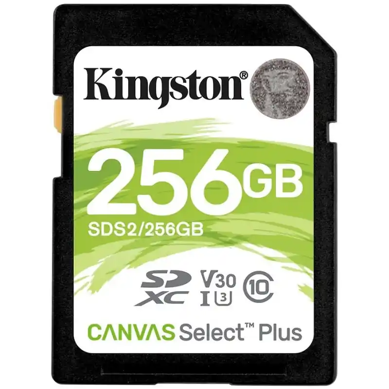 Kingston 256GB SDXC Canvas Select Plus 100R C10 UHS-I U3 V30 EAN: 740617298123 Preferatul clienților