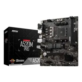 Preferatul clienților MSI A520M PRO plăci de bază AMD A520 Mufă AM4 micro-ATX