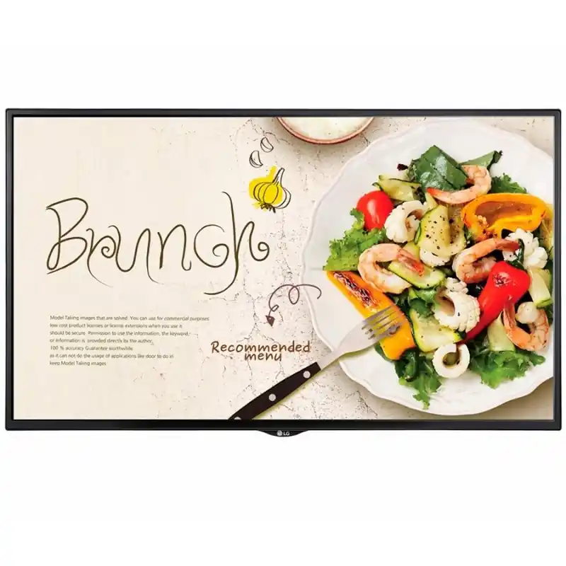 Chilipir Monitor LED LG, 55SM5KE-B, 55", 1920x1080, 450cd/m2, Bezel:11.9mm(T/R/L),18mm(B), Depth:54mm, nterface : HDMI(3)/ DP/ DVI-D/ USB