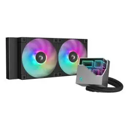 Premium DeepCool LT240 Procesor Răcire lichidă all-in-one 12 cm Negru 1 buc.