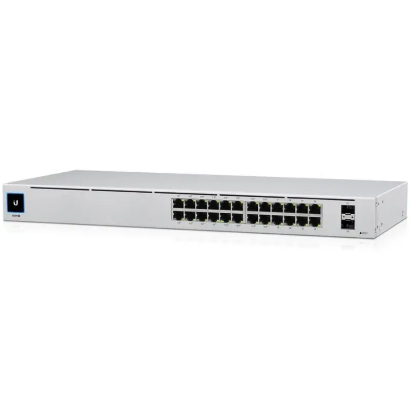 Ubiquiti USW-24-POE Gigabit Layer 2 switch with twenty-four Gigabit Ethernet ports including sixteen auto-sensing 802.3at PoE+ p Ofertă