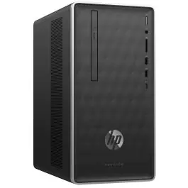 Disponibil imediat HP Pavilion 590 Tower, AMD Ryzen 5 2400G, 8GB DDR4, 256GB SSD NVME, calculator refurbished