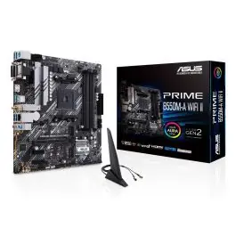 Plată sigură ASUS PRIME B550M-A WIFI II AMD B550 Mufă AM4 micro-ATX