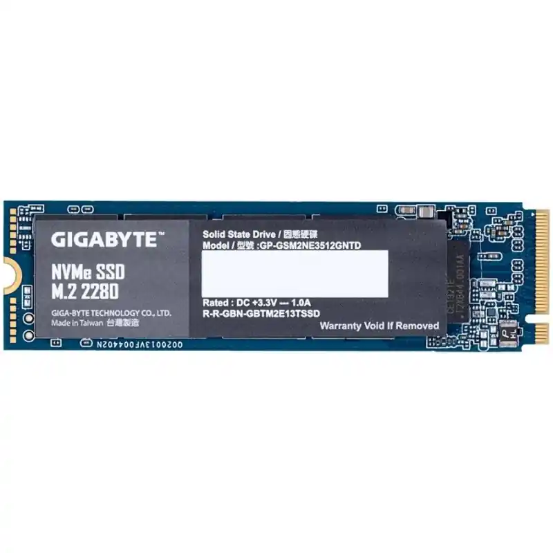 Ofertă limitată GIGABYTE SSD 512GB, M.2 2280, NVMe 1.3 PCI-Express 3.0 x4, 3D NAND TLC, 1700MBs/1550MBs, 5Yr., Retail