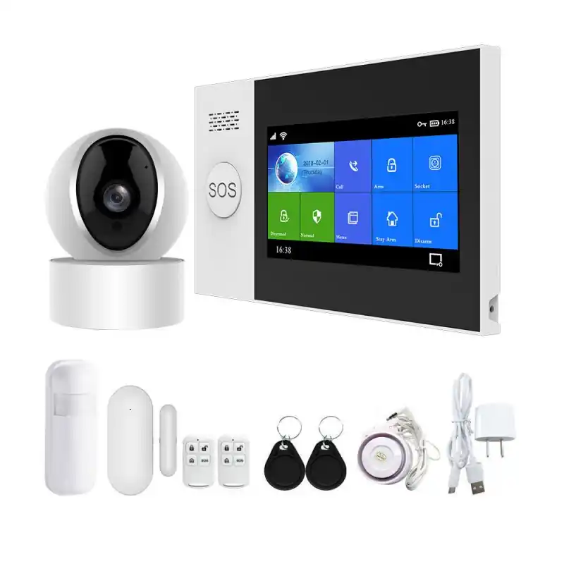 Lichidare de stoc Sistem de alarma wireless WiFi 3G PGST PG-107 si camera wireless
