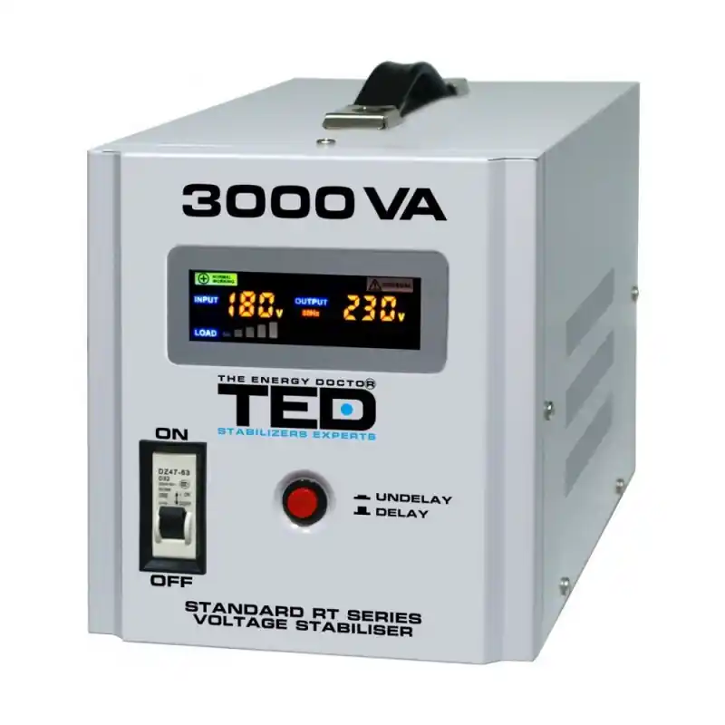 Lichidare de stoc Stabilizator retea maxim 3000VA-AVR RT