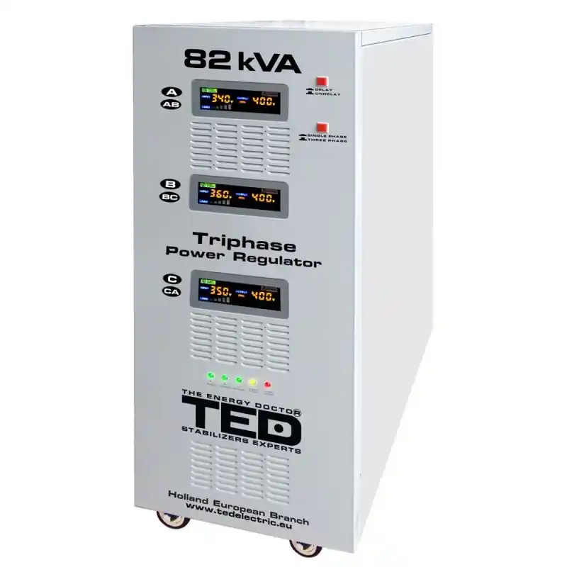 Stabilizator retea maxim 82KVA-SVC cu servomotor trifazat Ofertă specială