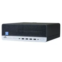 Expediere rapidă HP ProDesk 600 G5 SFF, i3-9100, 8GB DDR4, 256GB SSD NVME, Windows optional, calculator refurbished