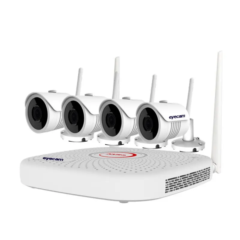 Expediere rapidă Sistem Supraveghere Video Wireless 4 Camere 5MP 25M Eyecam