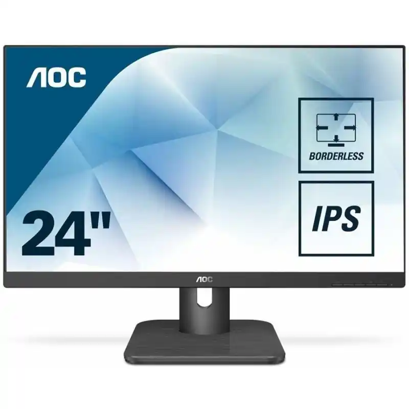 Ultima șansă Monitor 23.8'' AOC 24E1Q Black IPS, 16:9, 1920x1080, 5ms, 250 cd/m2, 1000:1, D-Sub, HDMI, DP, 2Wx2, vesa