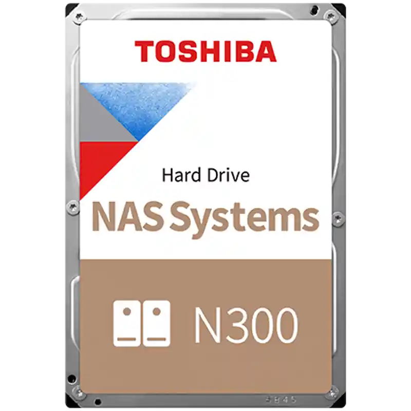 Discount HDD NAS TOSHIBA N300 CMR (3.5'' 4TB, 7200RPM, 256MB, SATA 6Gbps, RV Sensors), bulk