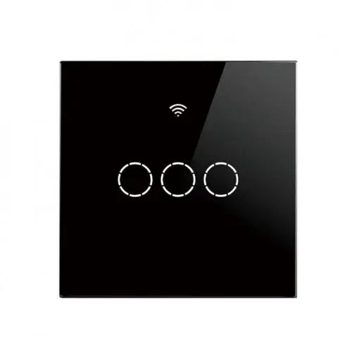 SmartWise T4 EU 3C R2 WiFi + RF comutator de lumină inteligent negru Super ofertă