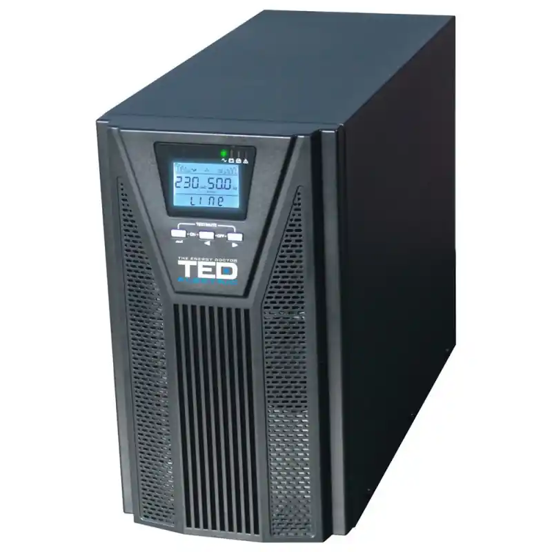 UPS 2000VA Online dubla conversie management 3 schuko TED Electric TED003980 Chilipir