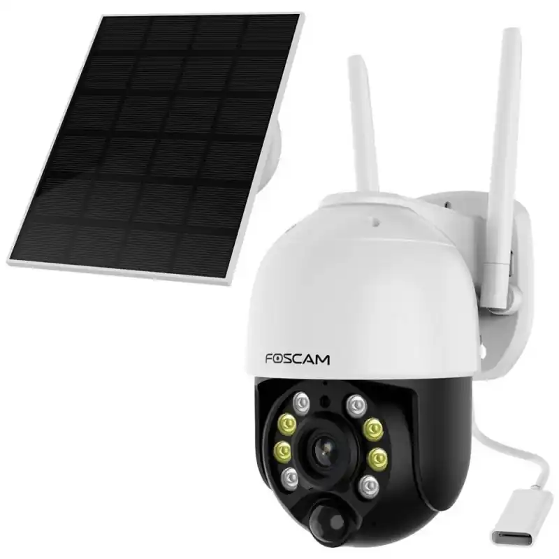 Retur ușor Camera Supraveghere Wireless cu Acumulator si Panou Solar 4MP Foscam B4