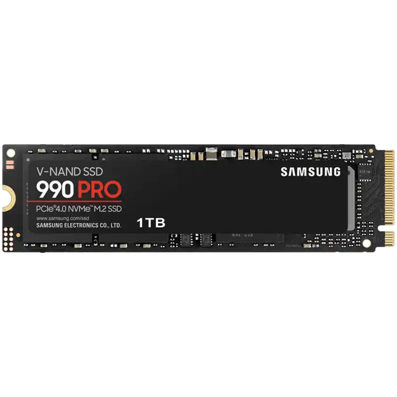Samsung SSD 1TB M.2 PCIEx4 PCI Gen4.0 990 Pro without Heatsink 600 TBW 5 yrs Cel mai bun preț