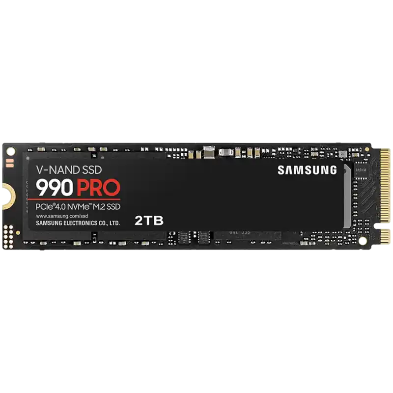 Popular Samsung SSD 2TB M.2 PCIEx4 PCI Gen4.0 990 Pro without Heatsink 1200 TBW 5 yrs