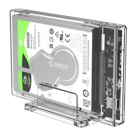 Ofertă de sezon Carcasă HDD externă 2,5 "Orico cu suport, cablu USB-C 3.1 + (USB 3.0 la USB-C)