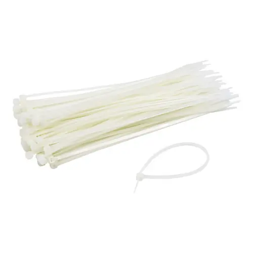 Coliere de plastic 100x2.5 mm, ALB, 100 buc PKB-100M Expediere rapidă