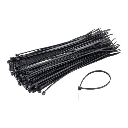 Livrare gratuită Coliere de plastic 150x3.6 mm, NEGRU, 100 buc PKB-150IB
